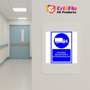 Indicator Pentru dirijarea obligatorie a autovehiculelor, Sticker autocolant - Img 4