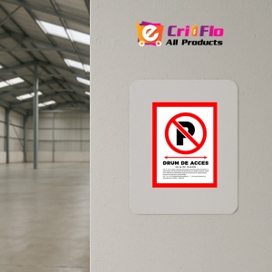Indicator Pentru drum de acces privat conform legislatie, Sticker autocolant - Img 3