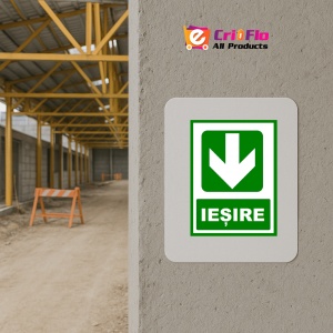 Indicator Pentru iesire cu directie in jos, Sticker autocolant - Img 5