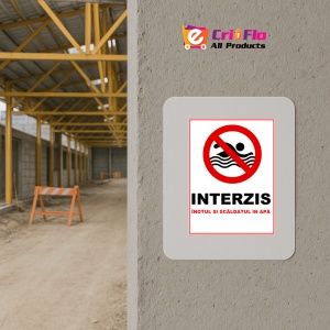 Indicator Pentru interzicerea inotului si scaldatul in apa, Sticker autocolant - Img 5