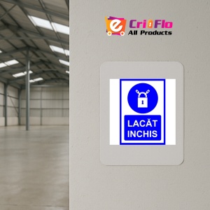 Indicator Pentru lacat inchis, Sticker autocolant - Img 3