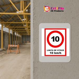 Indicator Pentru limita de viteza 25 km la ora, Sticker autocolant - Img 5