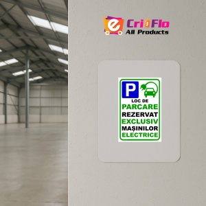 Indicator Pentru loc de parcarea masinilor electrice, Sticker autocolant - Img 3