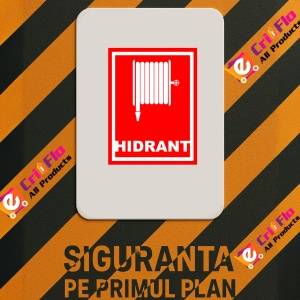 Indicator Pentru marcarea hidrantilor, Sticker autocolant - Img 2