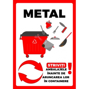 Indicator Pentru metal, Sticker autocolant