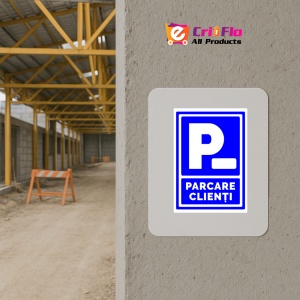 Indicator Pentru parcare clienti personalizat, Sticker autocolant - Img 5