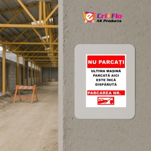 Indicator Pentru parcare cu numar, Sticker autocolant - Img 5