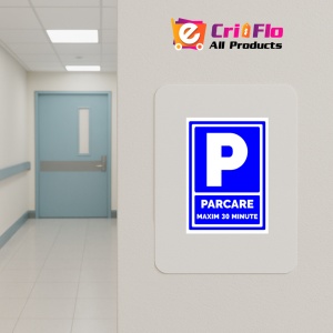 Indicator Pentru parcare maxim 30 minute, Sticker autocolant - Img 4