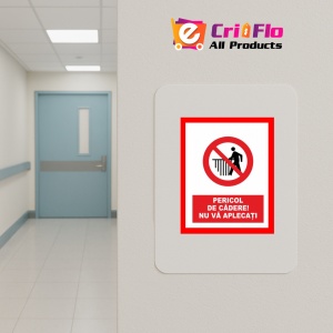 Indicator Pentru pericol de cadere nu va aplecati, Sticker autocolant - Img 4