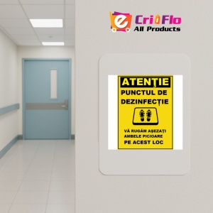 Indicator Pentru punctul de dezinfectie, Sticker autocolant - Img 4