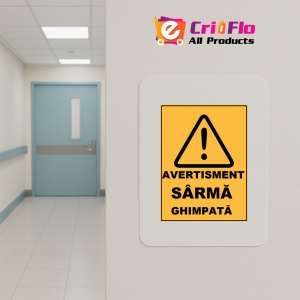 Indicator Pentru sarma ghimpata, Sticker autocolant - Img 4