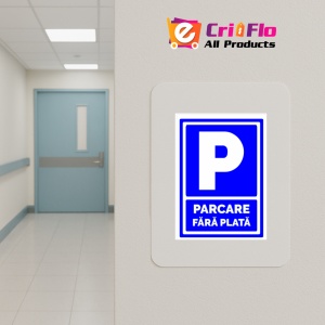 Indicator Pentru semnalizare parcare fara plata, Sticker autocolant - Img 4