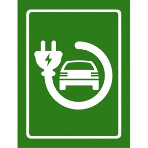 Indicator Pentru statii de incarcare auto, Sticker autocolant