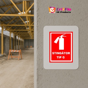 Indicator Pentru stingator tip g, Sticker autocolant - Img 5