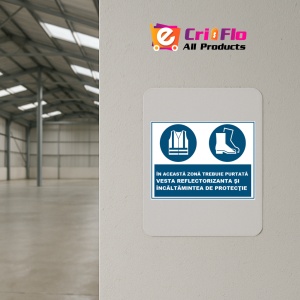 Indicator Pentru vesta si incaltamintea de protectie, Sticker autocolant - Img 3