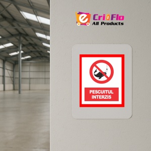 Indicator Pescuitul interzis, Sticker autocolant - Img 3