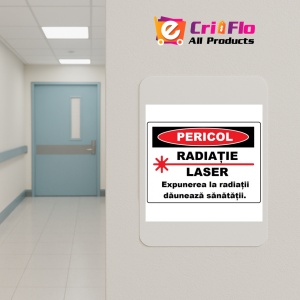 Indicator Placuta expunerea la radiatiile dauneaza sanatatii, Sticker autocolant - Img 4