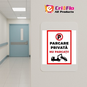 Indicator Placute de interzicere parcare privata nu parcati, Sticker autocolant - Img 4