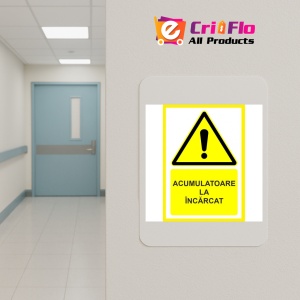 Indicator Placute pentru acumulatoare la incarcat, Sticker autocolant - Img 4