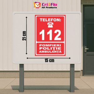 Indicator Pompieri politie ambulanta, Sticker autocolant - Img 2