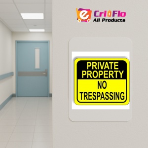 Indicator Private property, Sticker autocolant - Img 4