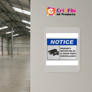 Indicator Property Protected By Surveillance Sign, Sticker autocolant - Img 3