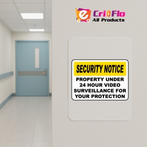 Indicator Property Under Surveillance Sign, Sticker autocolant - Img 4