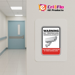 Indicator Protected by Video Surveillance, Sticker autocolant - Img 4