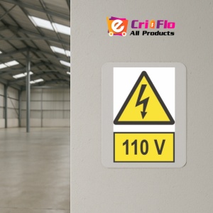 Indicator protectia muncii 10V, Sticker autocolant - Img 4
