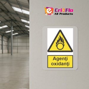 Indicator protectia muncii agenti oxidanti, Sticker autocolant - Img 4