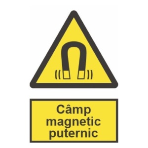 Indicator protectia muncii camp magnetic puternic, Sticker autocolant