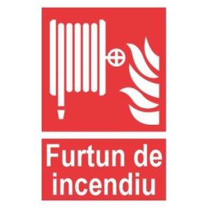 Indicator protectia muncii furtun de incendiu, Sticker autocolant