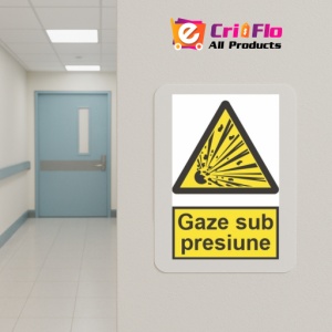 Indicator protectia muncii gaze sub presiune, Sticker autocolant - Img 5
