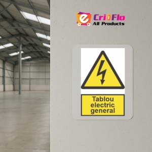 Indicator protectia muncii tablou electric general, Sticker autocolant - Img 4