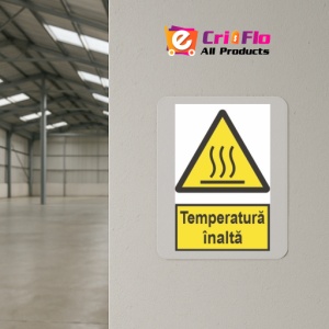 Indicator protectia muncii temperatura inalta, Sticker autocolant - Img 4