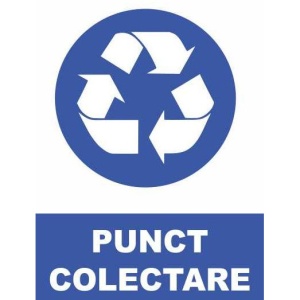 Indicator Punct colectare, Sticker autocolant