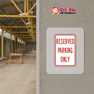 Indicator Reserved Parking Only, Sticker autocolant - Img 5
