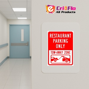 Indicator Restaurant Parking Only sign, Sticker autocolant - Img 5