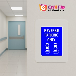 Indicator Reverse parking only, Sticker autocolant - Img 4
