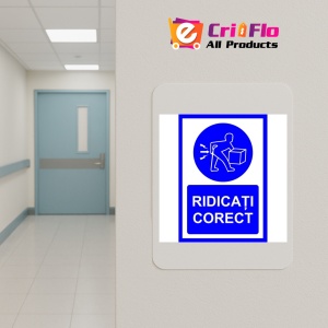 Indicator Ridicati corect, Sticker autocolant - Img 4