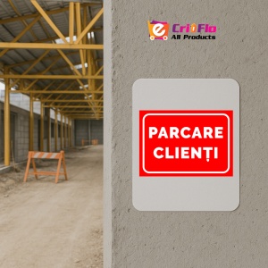 Indicator Rosu parcare clienti, Sticker autocolant - Img 5