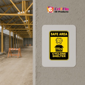 Indicator Safe Area Sign, Sticker autocolant - Img 5
