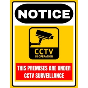 Indicator Security Camera signs, Sticker autocolant