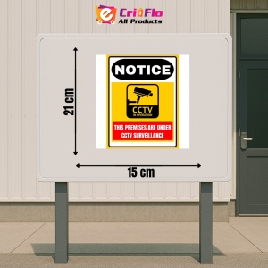 Indicator Security Camera signs, Sticker autocolant - Img 2