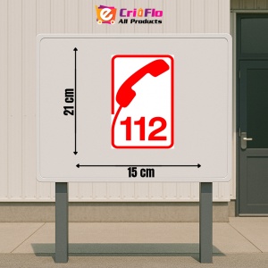 Indicator Semn 4,25 metri inaltime maxima admisa, Sticker autocolant - Img 2