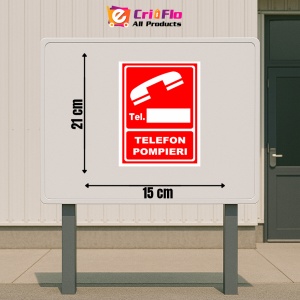 Indicator Semn cu numar personalizat, Sticker autocolant - Img 2