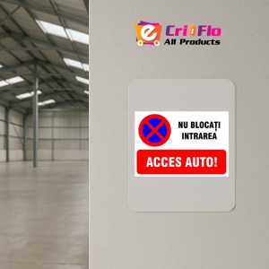 Indicator Semn de parcare nu blocati intrarea acces auto, Sticker autocolant - Img 4