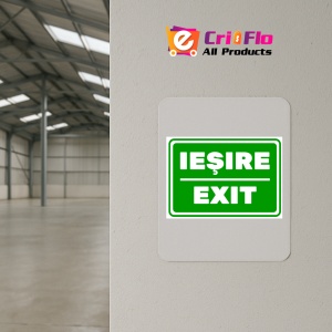 Indicator Semn exit iesire, Sticker autocolant - Img 4