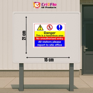 Indicator Semn marcare hidranti, Sticker autocolant - Img 2