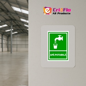 Indicator Semn pentru apa potabila, Sticker autocolant - Img 4